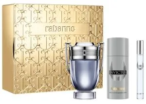 Rabanne Invictus 100 ml + EDT MINI 10 ml + DEO spray eau de toilette da uomo