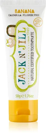 Jack n Jill Dentifricio per bambini - fragola BIO (50 g) - senza fluoro, con estratto di calendula biologico