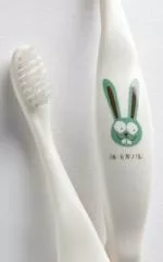 Jack n Jill Spazzolino da denti per bambini Bunny - fatto di amido di mais