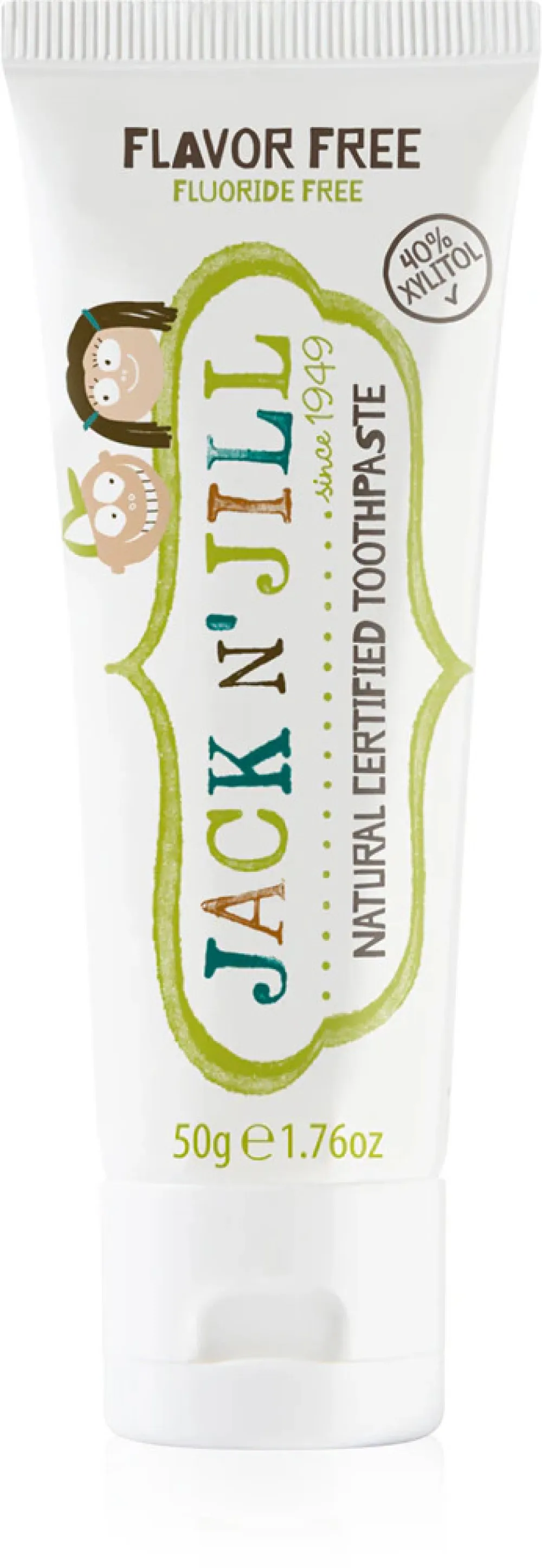 Jack n Jill Dentifricio - senza sapore (50 g) - senza fluoro