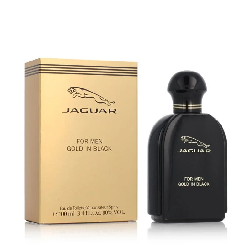 Jaguar For Men Gold in Black eau de toilette da uomo 100 ml