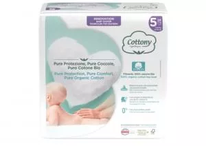 Cottony Pannolini per bambini usa e getta in bio-cotone 11-25 kg