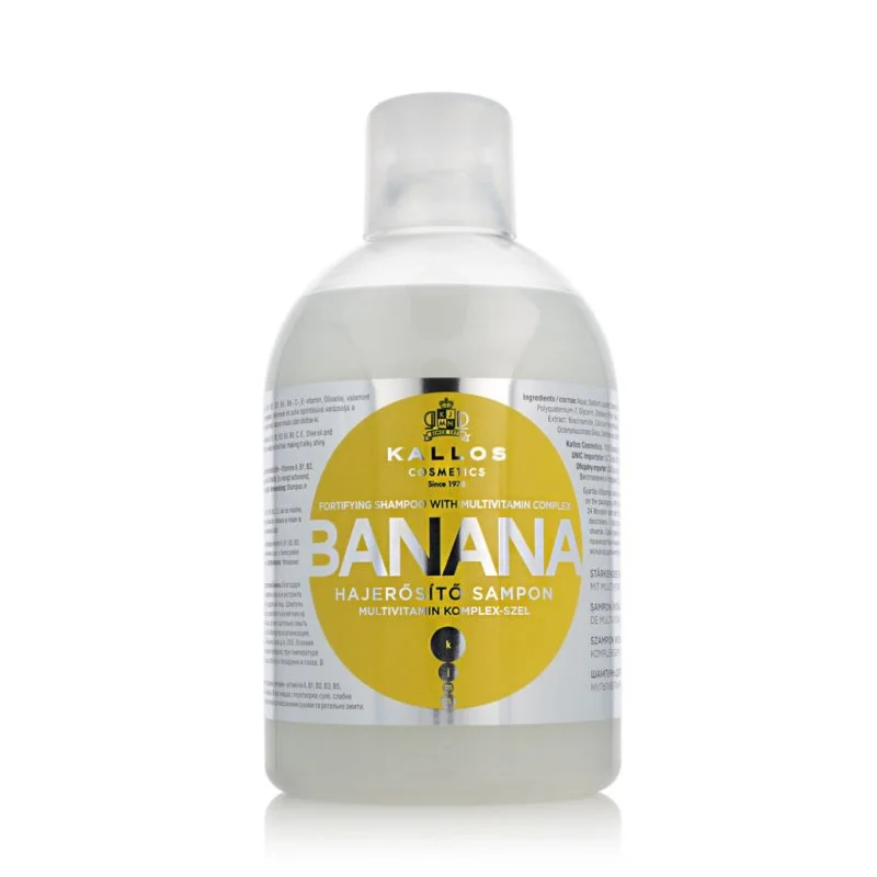 Shampoo alla banana con complesso multivitaminico 1000 ml