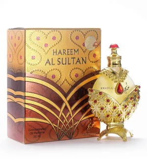 Khadlaj Hareem Al Sultan Gold olio profumato per donne 35 ml