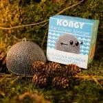 Kongy Spugna cognac - carbone di bambù - per pelli grasse e acneiche