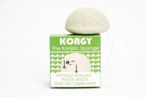 Kongy Spugna cognac - argilla verde - ideale per la pelle mista