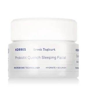 Korres Trattamento viso notturno nutriente ai probiotici allo yogurt greco
