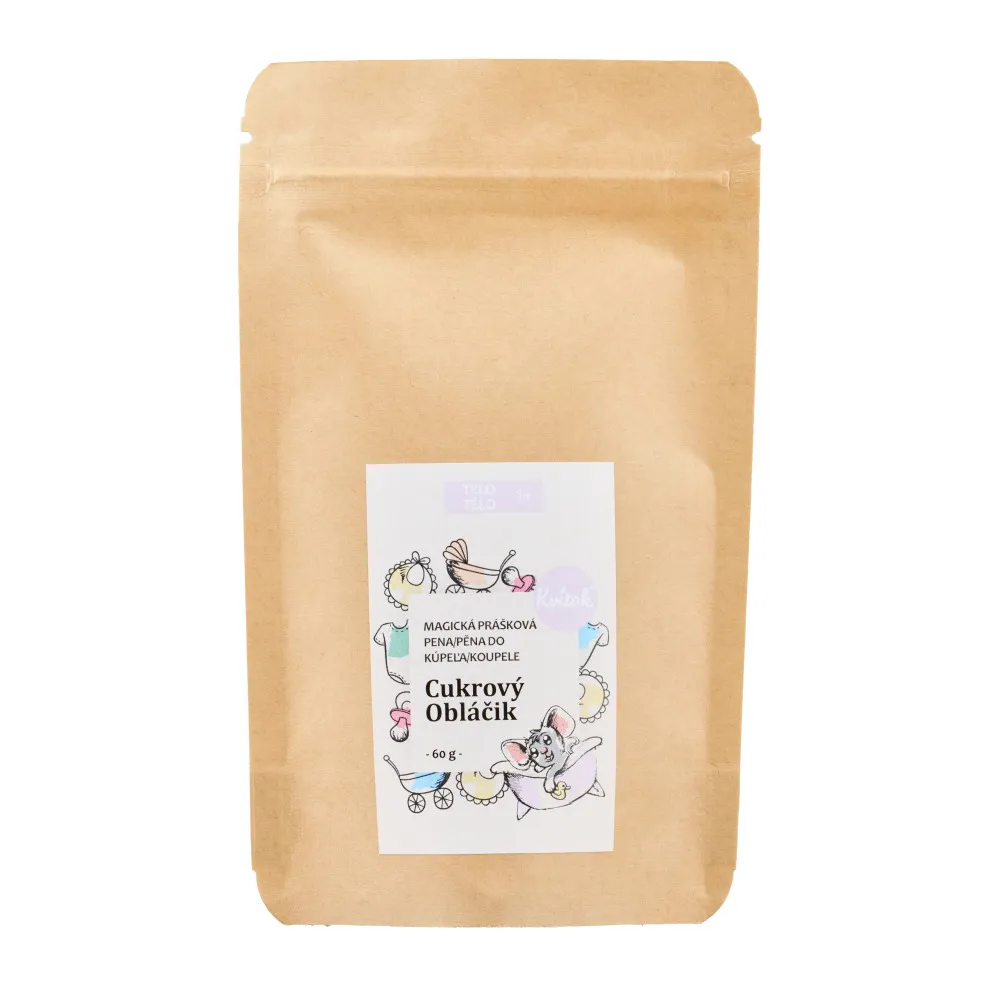 Kvitok Polvere magica per bagno schiuma - Fiocco di zucchero 60 ml