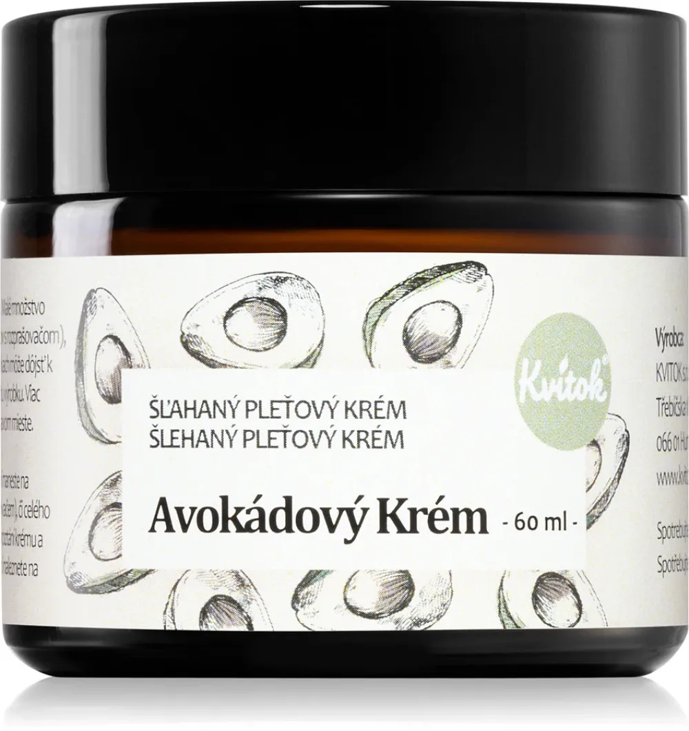 Kvitok Crema di avocado per pelli grasse e problematiche (60 ml) - nuova formula