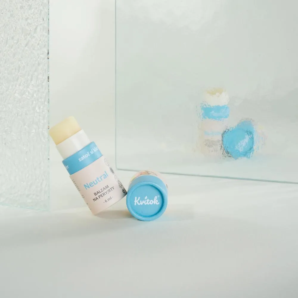 Kvitok Lip Balm Neutral (8 ml) - adatto a tutta la famiglia