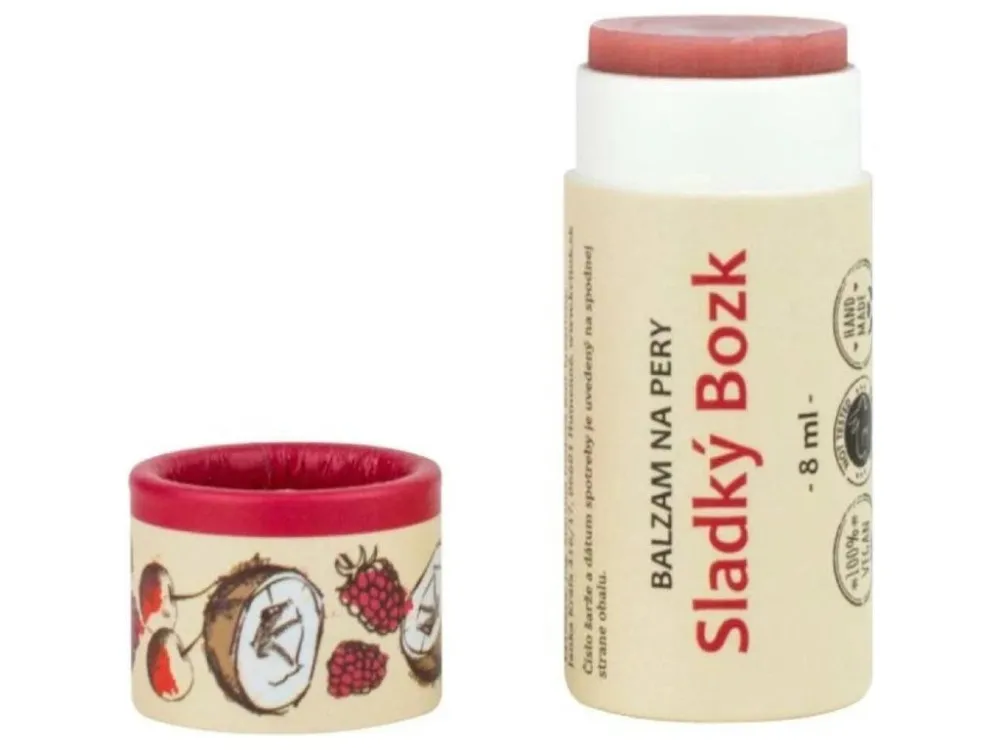 Kvitok Lip Balm Sweet Kiss (8 ml) - tinge leggermente le labbra