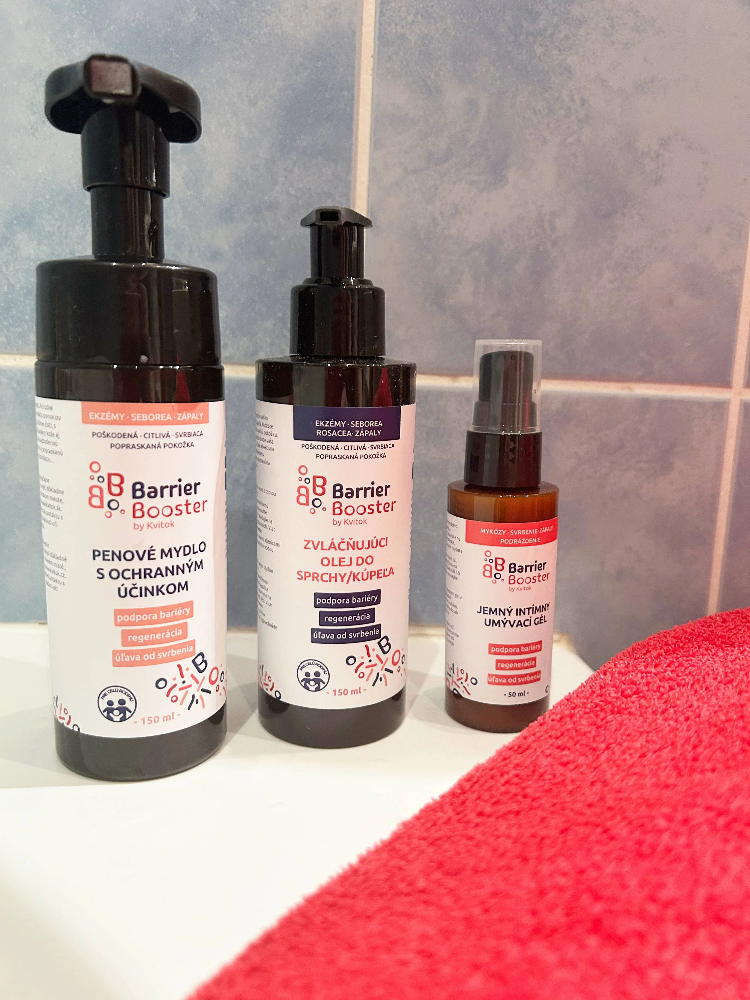 Kvitok Barrier Booster Olio emolliente per doccia e bagno (150 ml) - per una pelle morbidissima come la seta