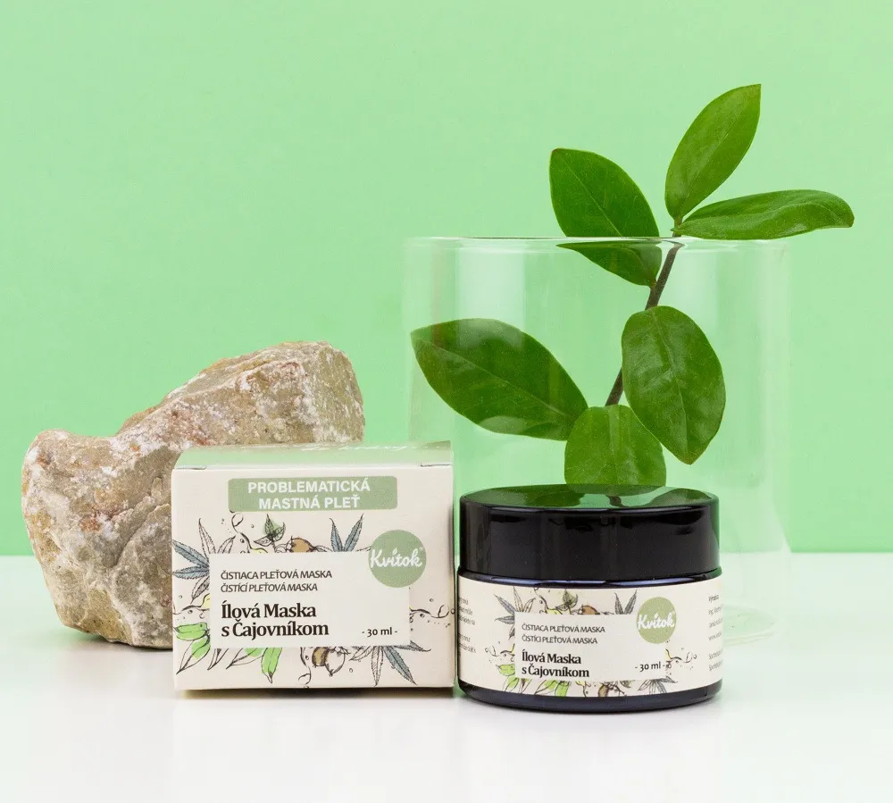 Kvitok Maschera detergente con tea tree BIO (30 ml) - per pelli problematiche