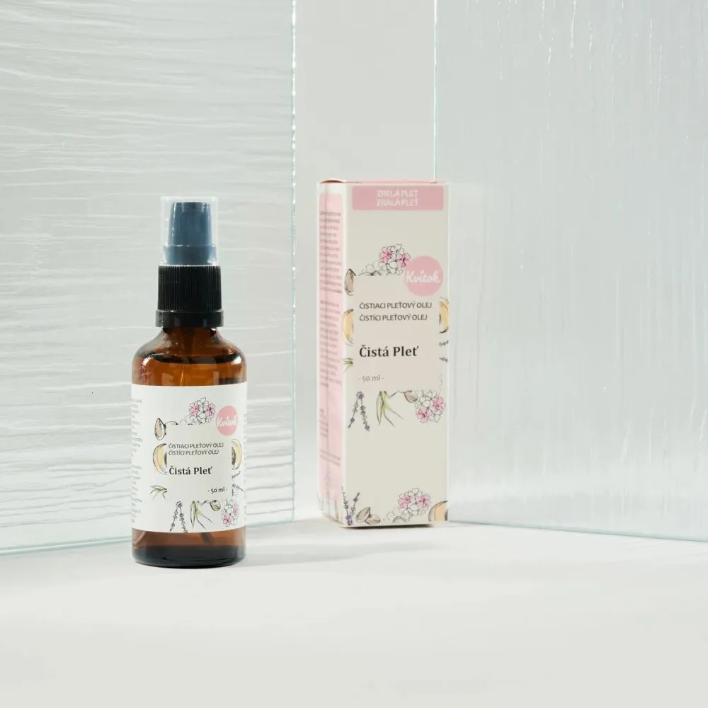 Kvitok Olio detergente Pure Skin per pelli mature (50 ml) - non secca, dona elasticità