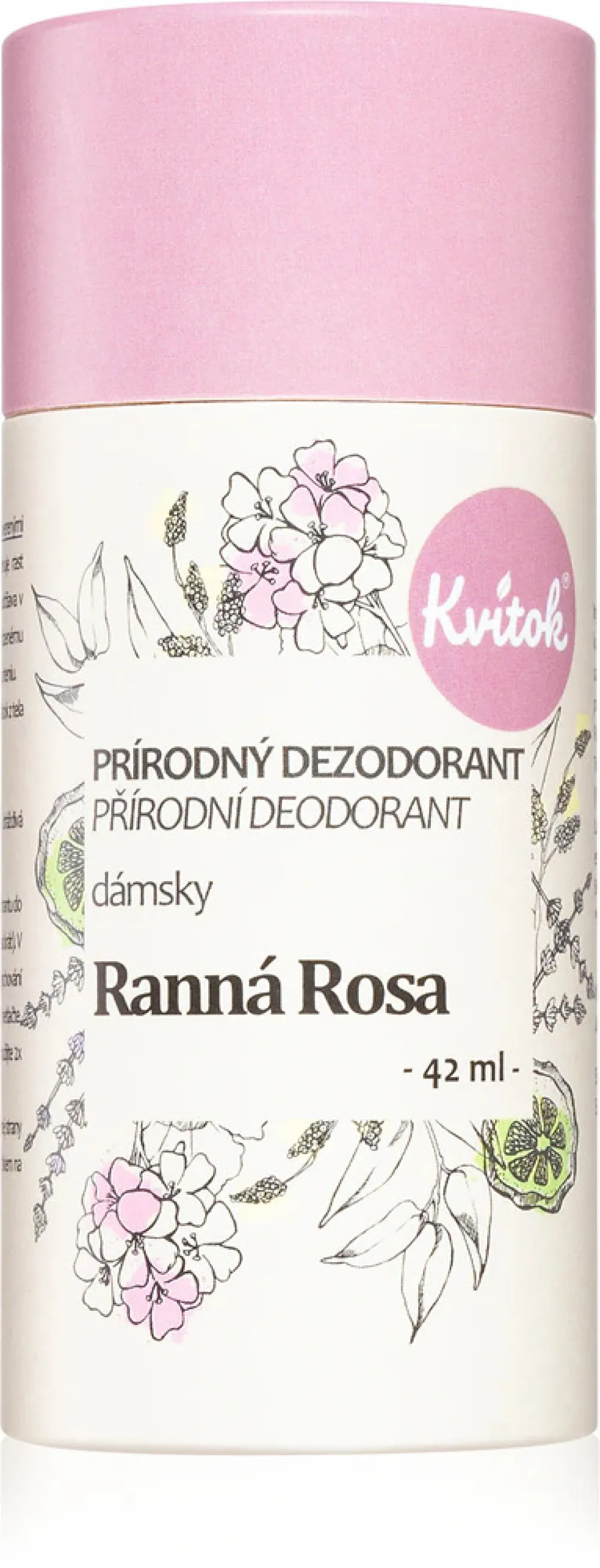 Kvitok Deodorante donna in crema Morning Dew (30 ml) - non lascia una sensazione di appiccicosità
