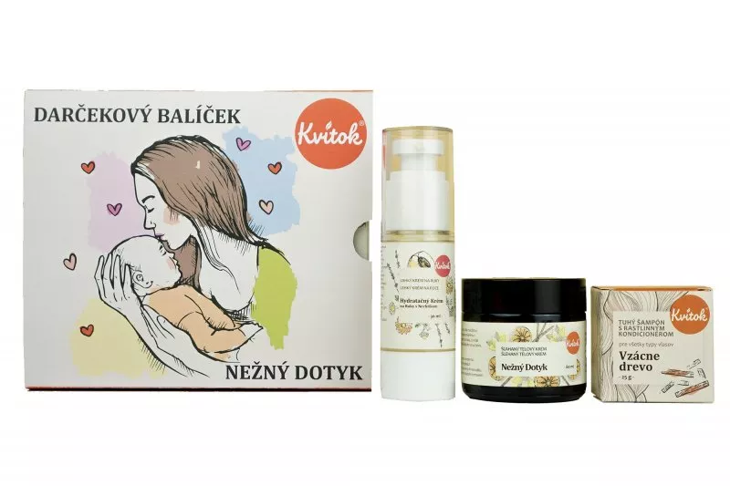Kvitok Pacchetto cosmetico regalo per le donne Tender touch - cura idratante di lusso