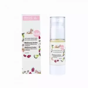 Kvitok Raspberry Day Cream per pelli mature 40 (30 ml) - con vitamina e e caffeina