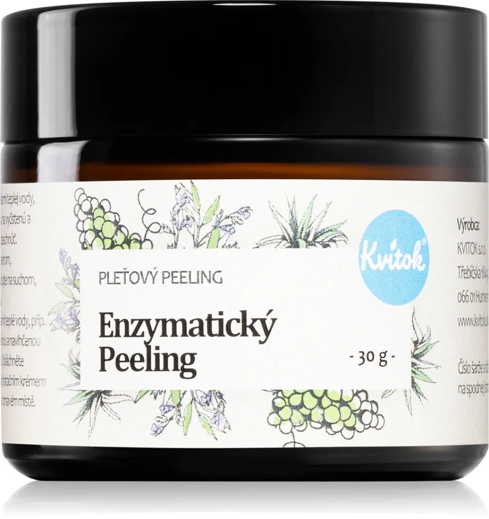 Kvitok Peeling enzimatico per tutti i tipi di pelle (30 ml) - adatto anche alla pelle sensibile