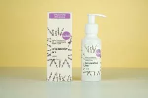 Kvitok Gel doccia delicato con complesso prebiotico Lavender Dream (100 ml) - con un delicato profumo di erbe