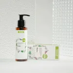 Kvitok Mojito Gentle Shower Gel con Complesso Prebiotico (100 ml) - con un fresco profumo di menta e lime