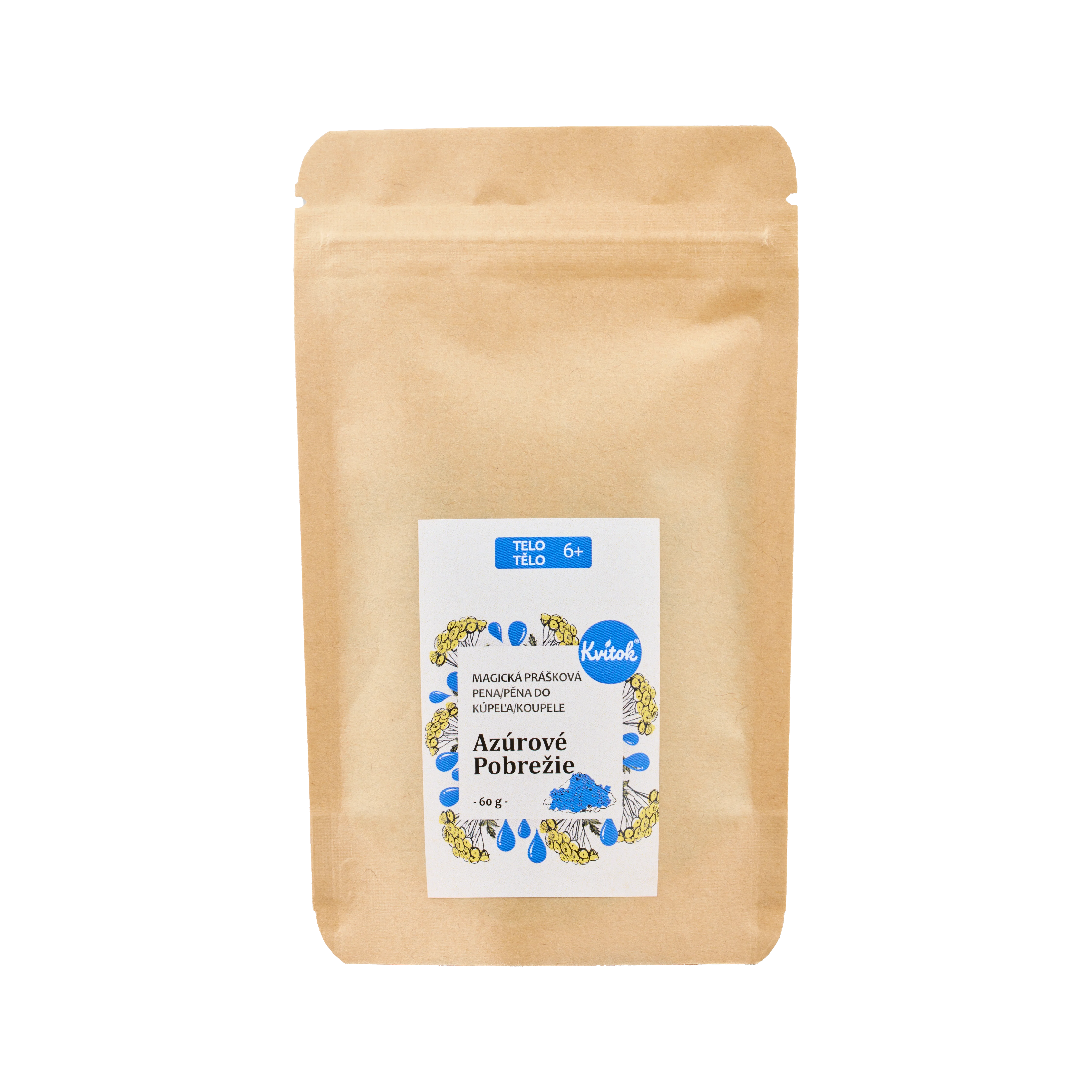 Kvitok Bagno schiuma magico Costa Azzurra 60 g - fa una bella schiuma
