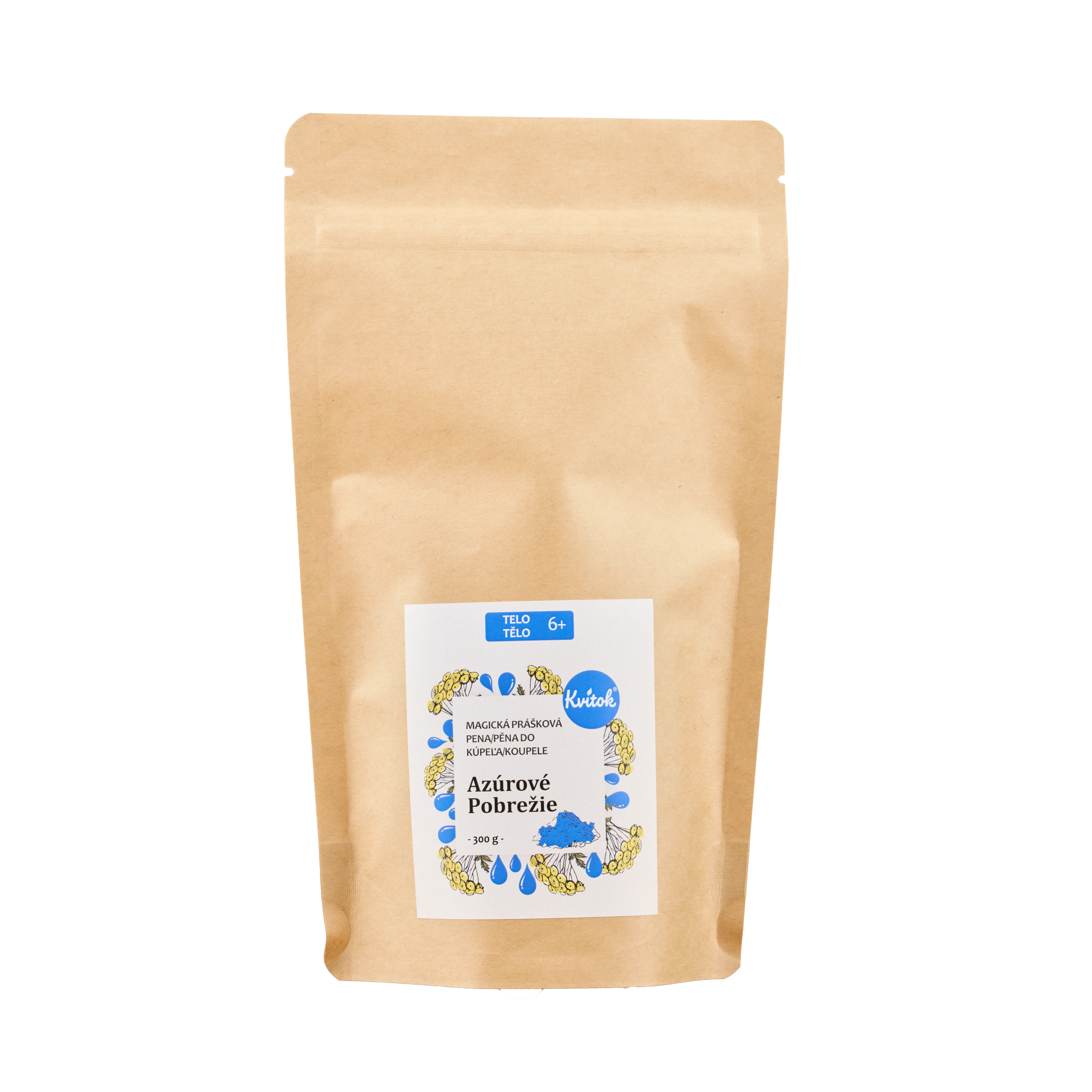 Kvitok Bagno schiuma magico Costa Azzurra 60 g - fa una bella schiuma