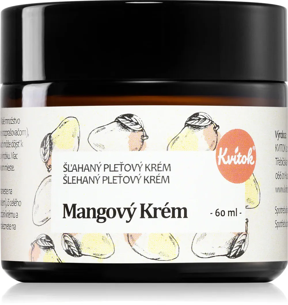 Kvitok Crema al mango per pelli sensibili e secche (60 ml) - nuova formula