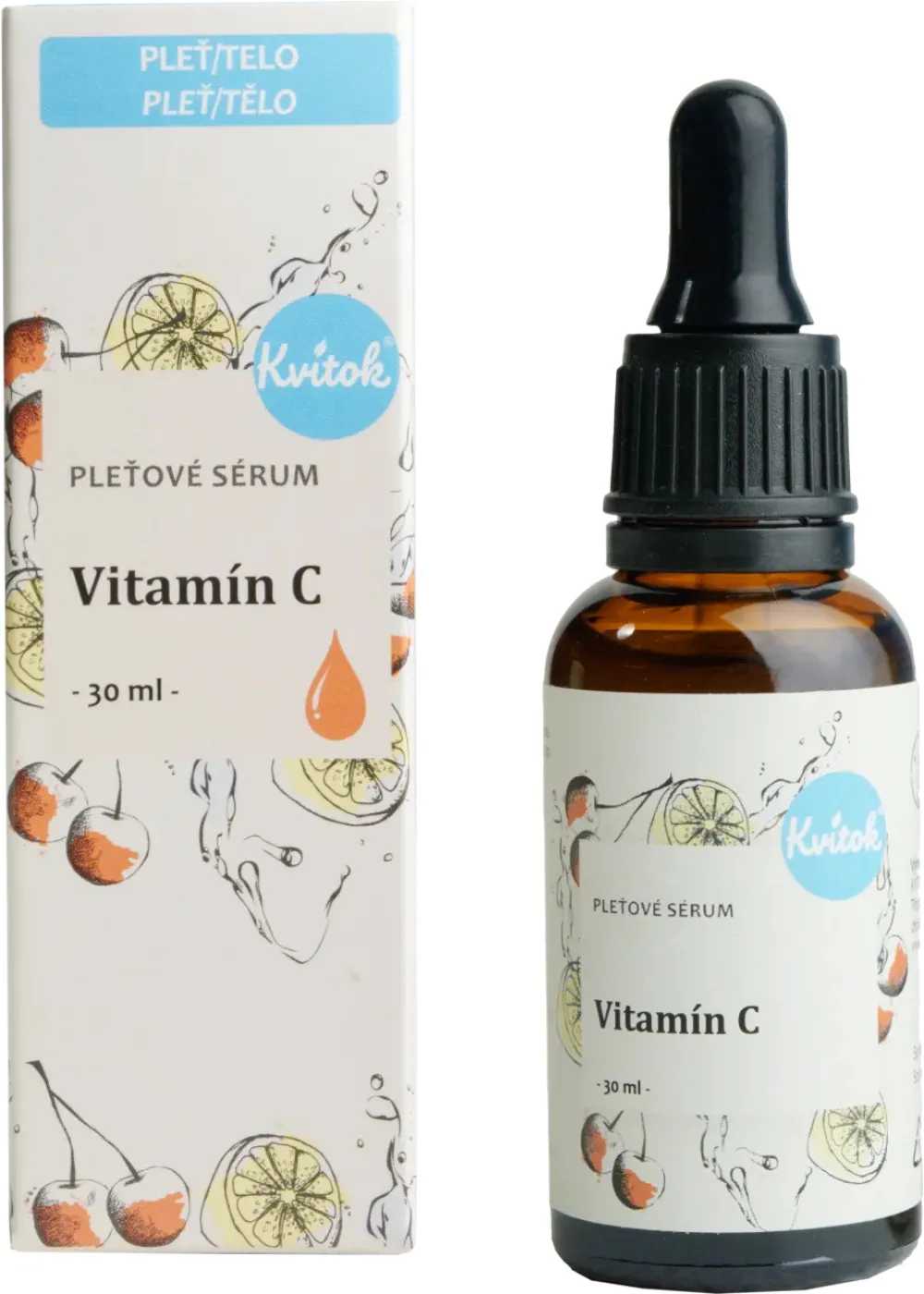 Kvitok Siero viso Kvitok - Vitamina C (30 ml) - effetti anti-invecchiamento
