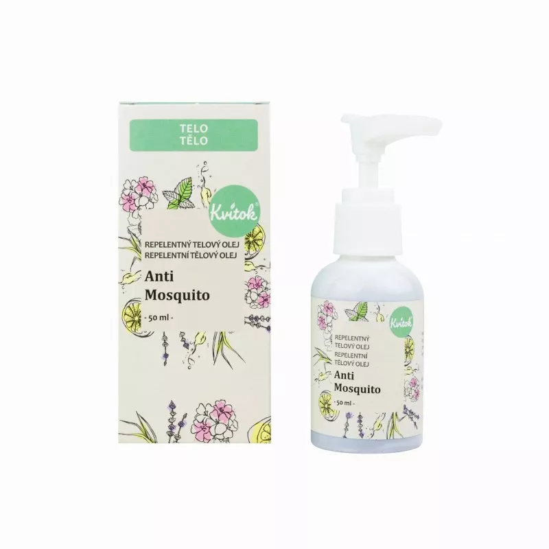Kvitok Anti Mosquito Repellent Body Oil (50 ml) - contro zanzare e zecche