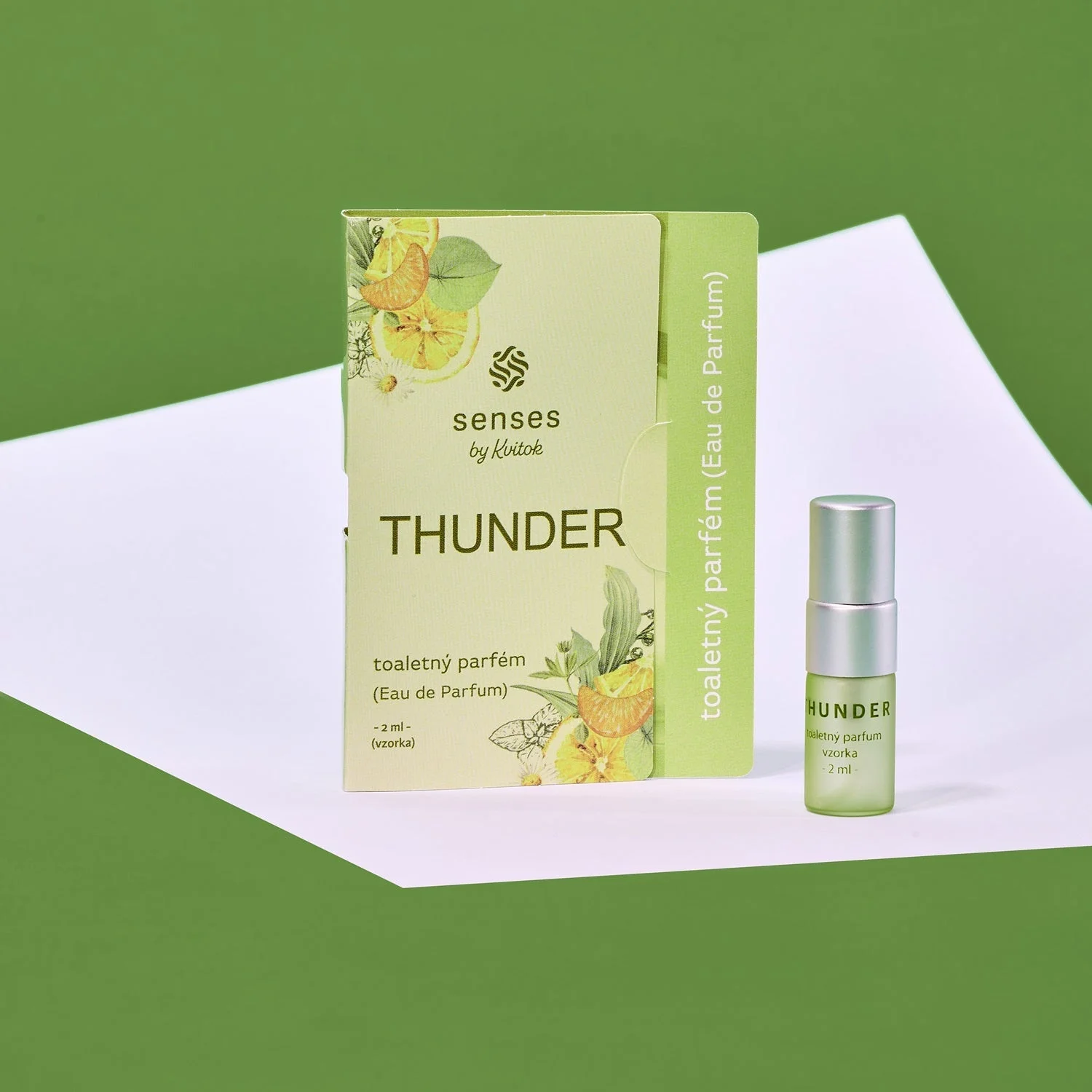 Kvitok Senses Eau de Toilette Thunder - campione (2 ml) - profumo fresco e speziato