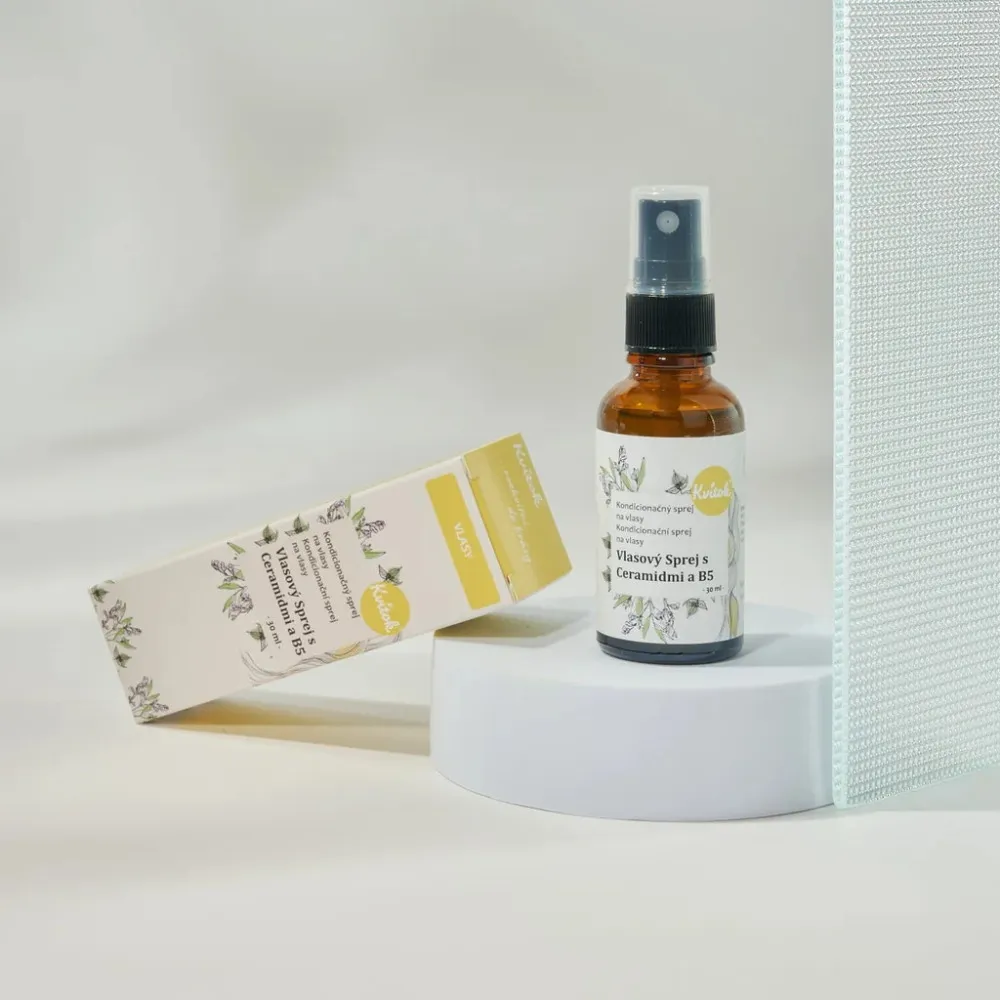 Kvitok Spray per districare e proteggere i capelli (30 ml) - con ceramidi e provitamina b5