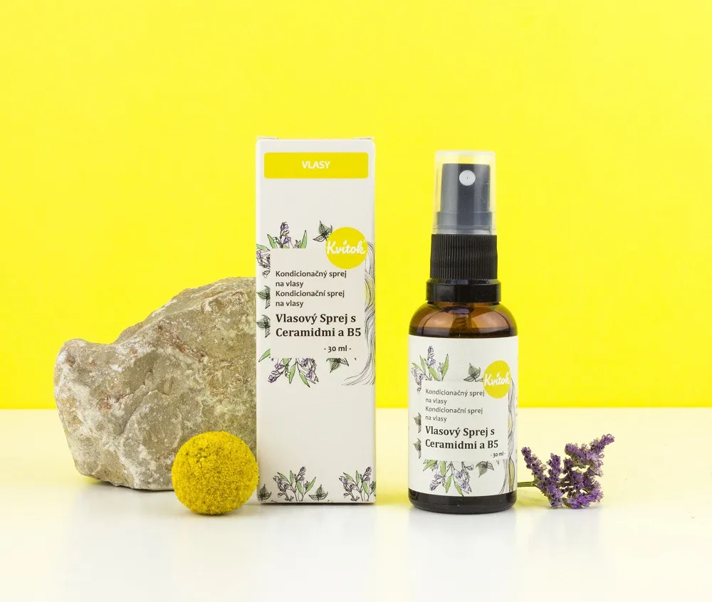 Kvitok Spray per districare e proteggere i capelli (30 ml) - con ceramidi e provitamina b5