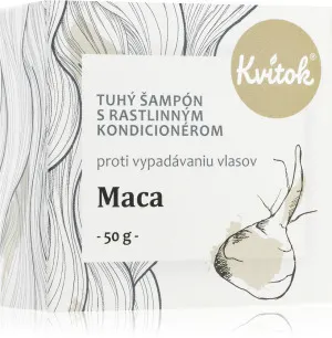 Kvitok Shampoo rigido con balsamo Maca XXL (50 g) - stimola la crescita dei capelli