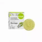 Kvitok Shampoo solido con balsamo antiforfora alla Moringa (25 g) - capelli brillanti e senza forfora