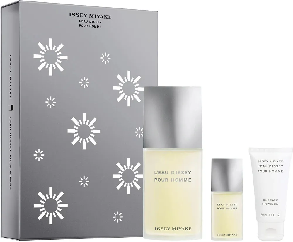 L'Eau d'Issey Pour Homme Eau de Toilette 125 ml + EDT 15 ml + gel doccia da uomo 50 ml