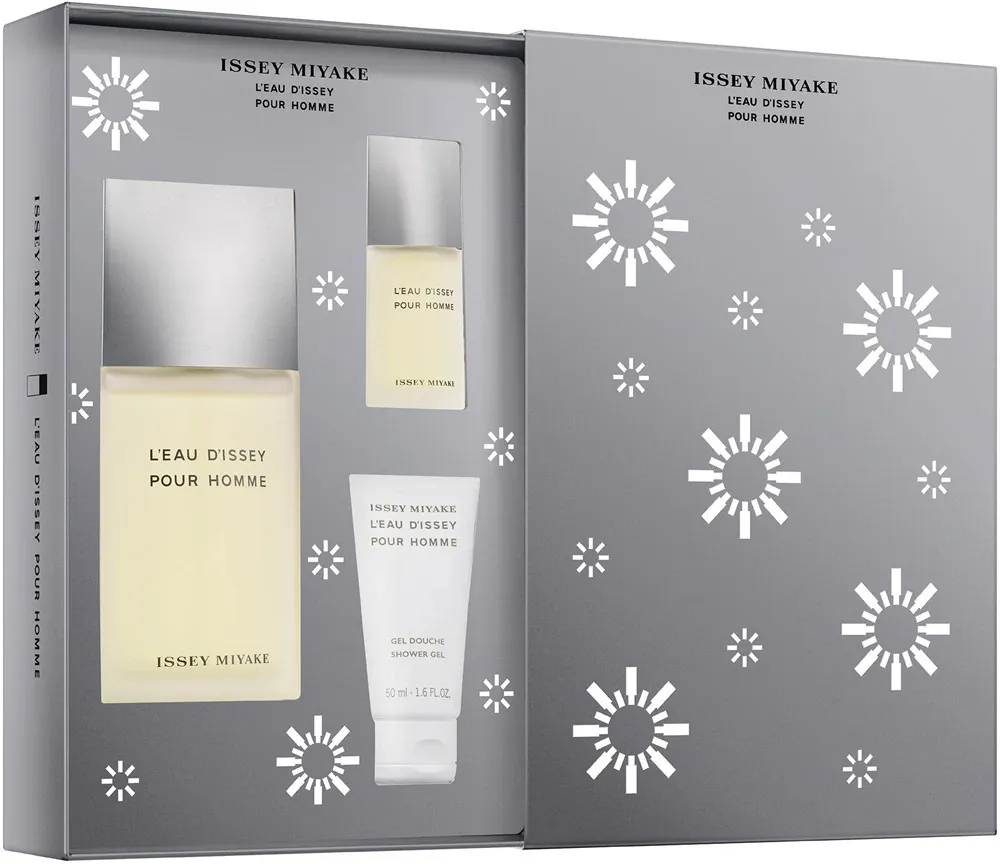 L'Eau d'Issey Pour Homme Eau de Toilette 125 ml + EDT 15 ml + gel doccia da uomo 50 ml