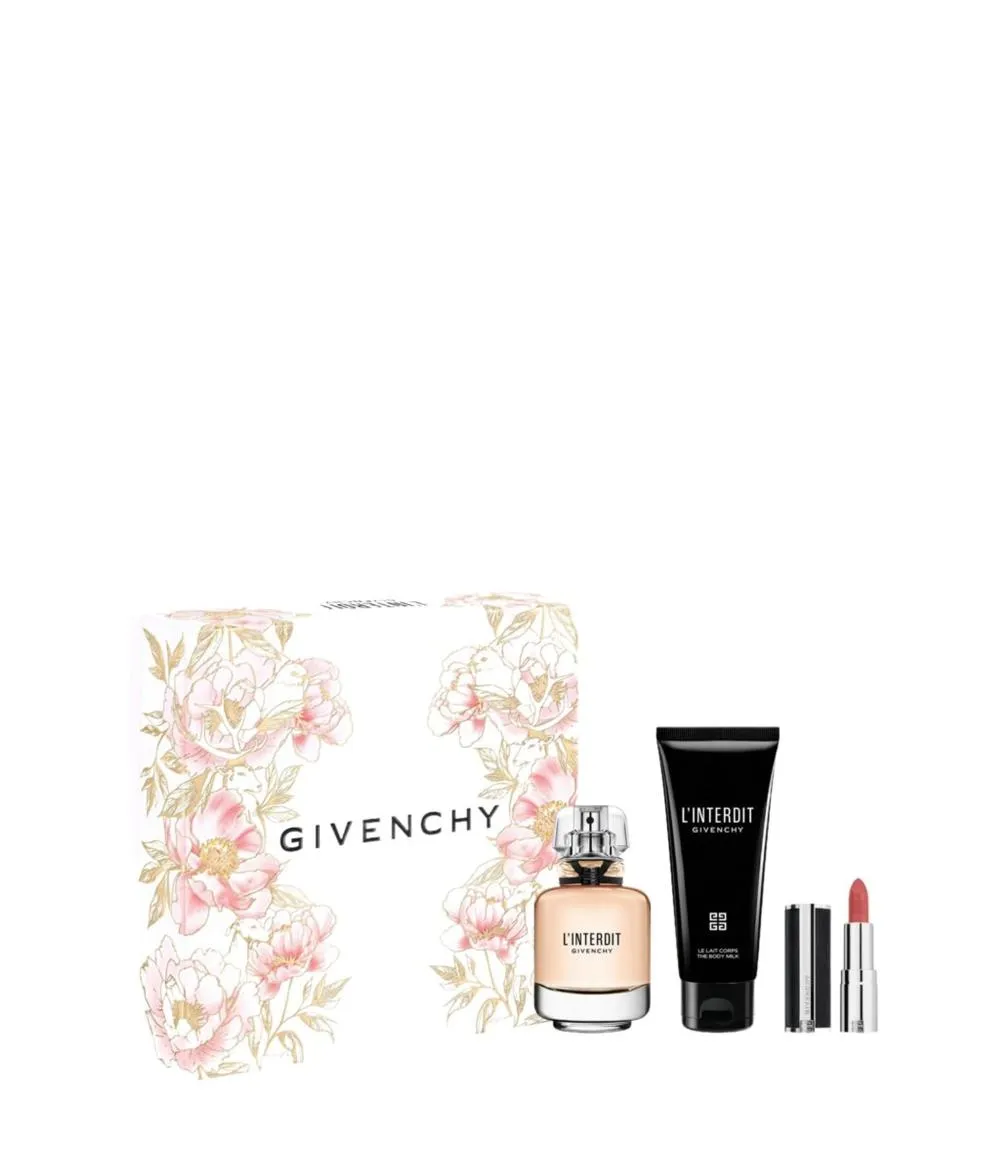 L'Interdit + latte corpo 75 ml + rossetto 1,5 g eau de parfum da donna 50 ml