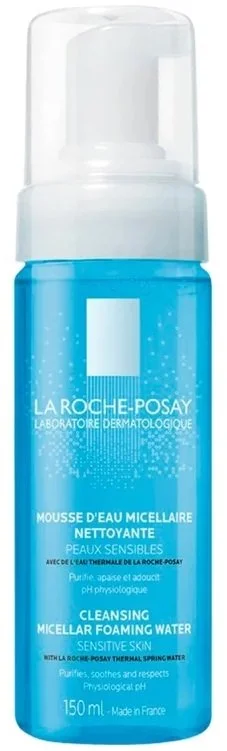 Acqua micellare schiumogena detergente fisiologica per pelli sensibili 150 ml