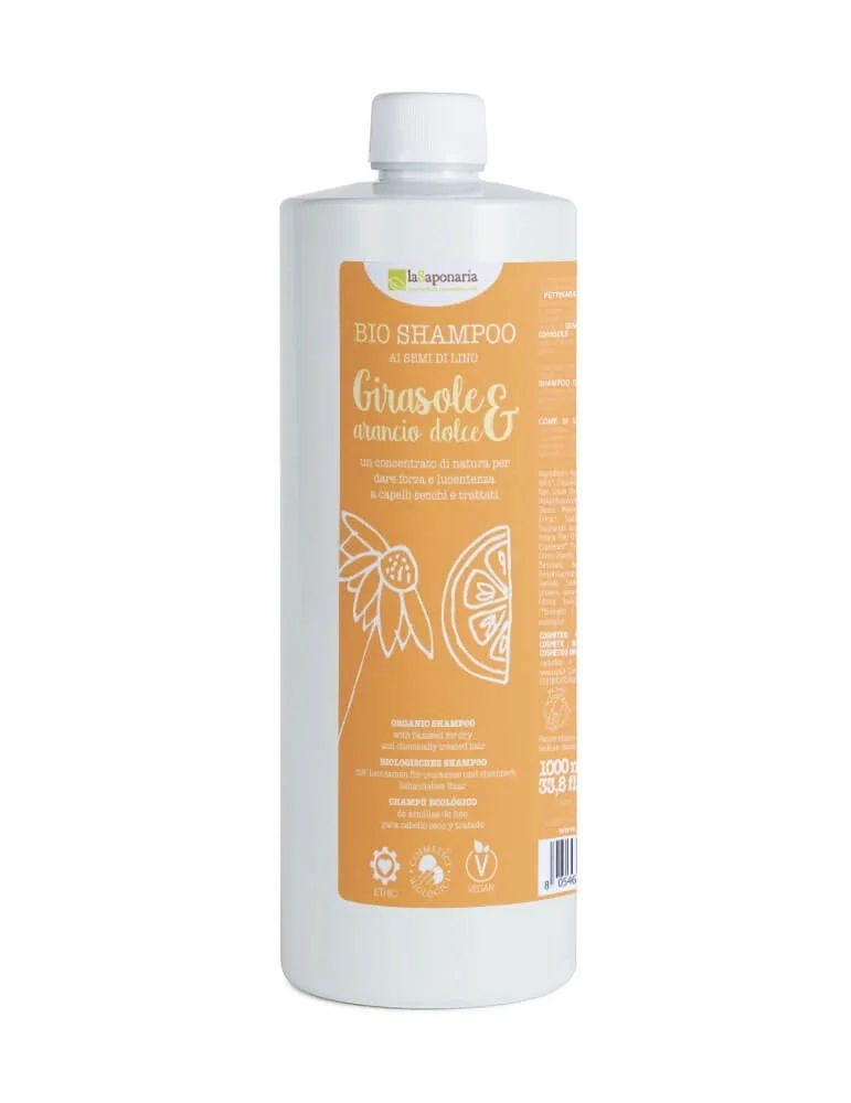 laSaponaria Shampoo con girasole e arancia dolce BIO 30 ml