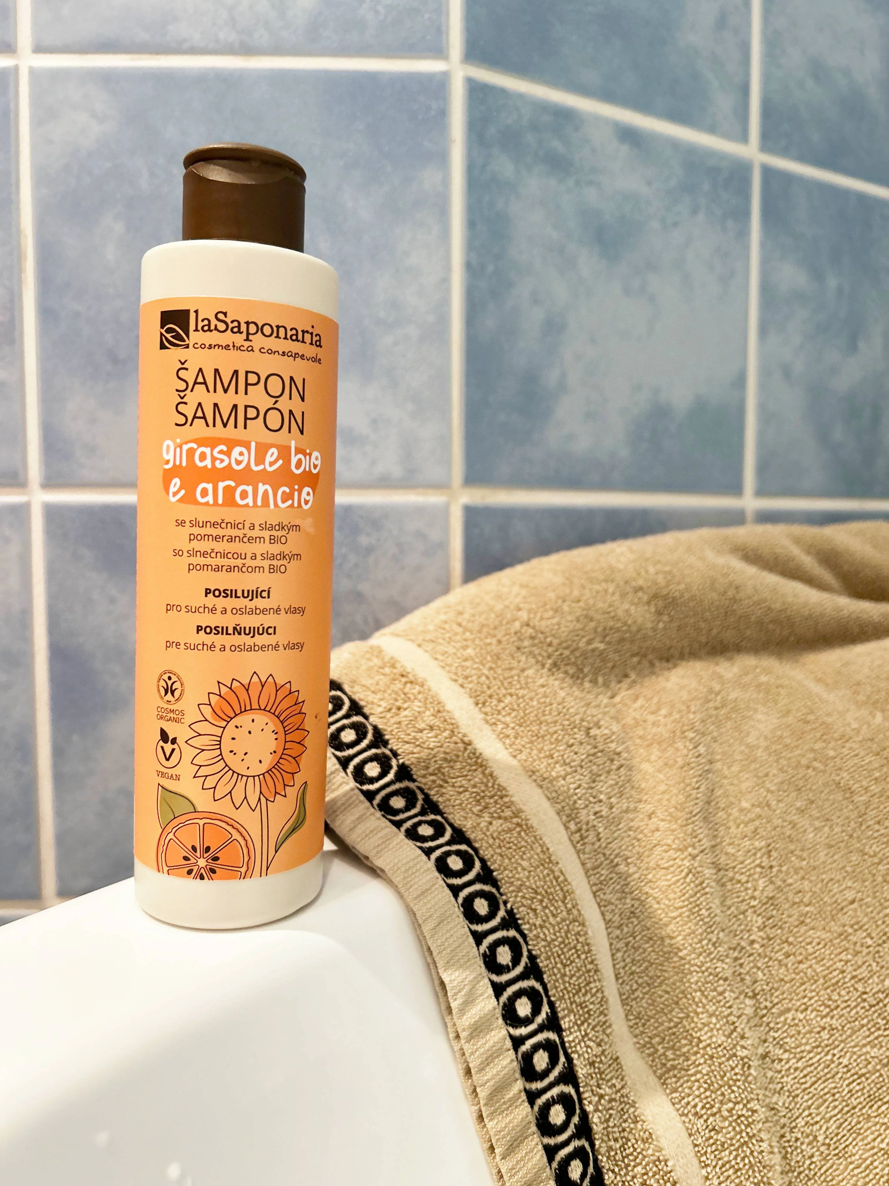 laSaponaria Shampoo con girasole e arancia dolce BIO 30 ml