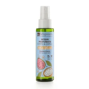 laSaponaria Mist Corpo & Capelli - Nebbia per il corpo Happy Island - cocco & guava (100 ml) - per il corpo e i capelli