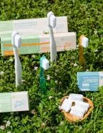 laSaponaria Spazzolino da denti per bambini - albicocca - 100% materiali naturali