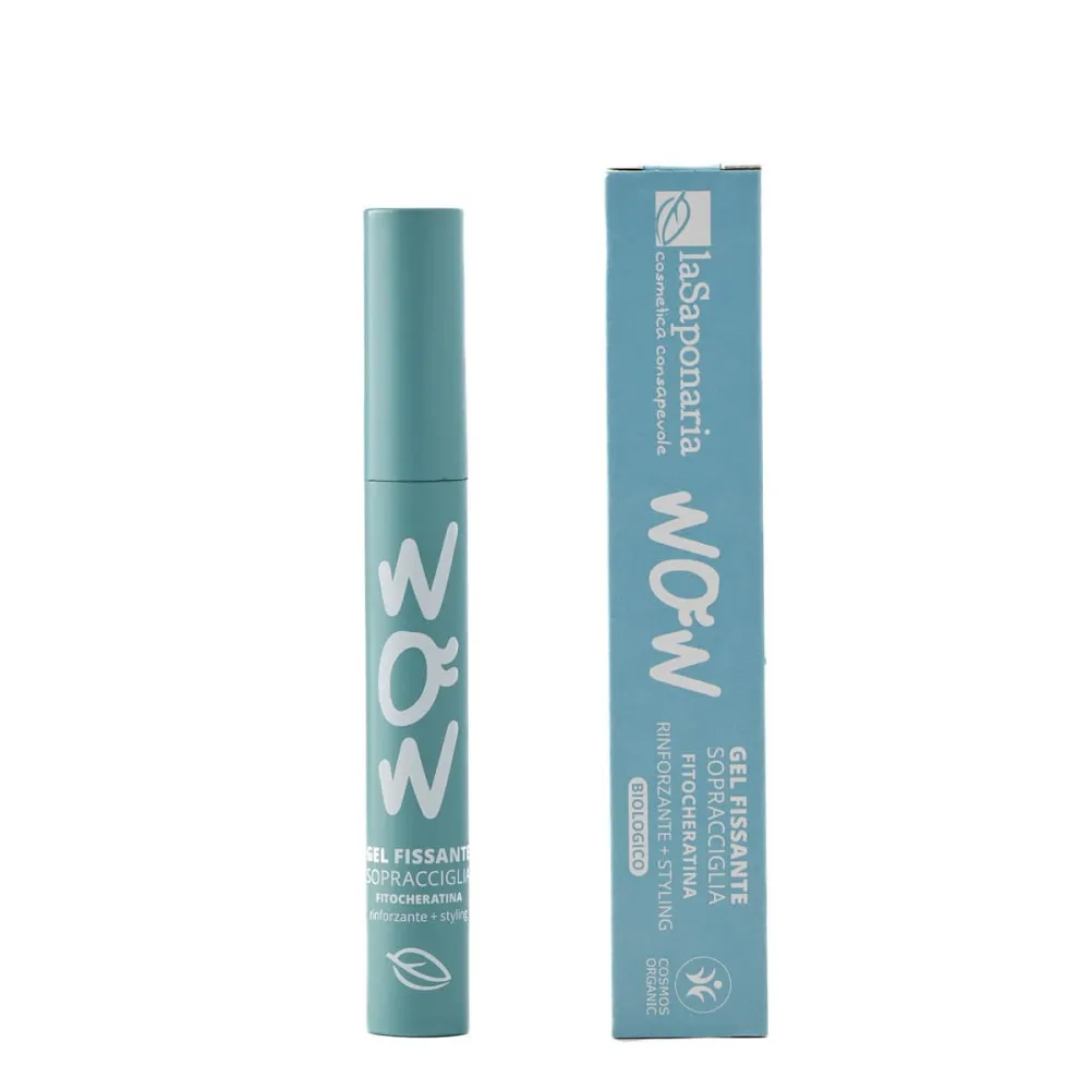 laSaponaria Gel fissante per sopracciglia con Phyto-keratin BIO - trasparente (10 ml) - fissa la forma delle sopracciglia