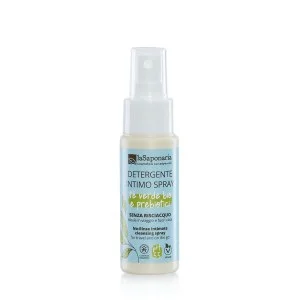laSaponaria Spray intimo senza risciacquo con tè verde BIO (50 ml) - igiene intima rapida, ovunque e in qualsiasi momento