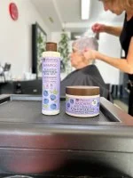 laSaponaria Maschera No Yellow per capelli grigi con Amla e mirtillo (200 ml) - neutralizza i riflessi gialli