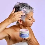 laSaponaria Maschera No Yellow per capelli grigi con Amla e mirtillo (200 ml) - neutralizza i riflessi gialli