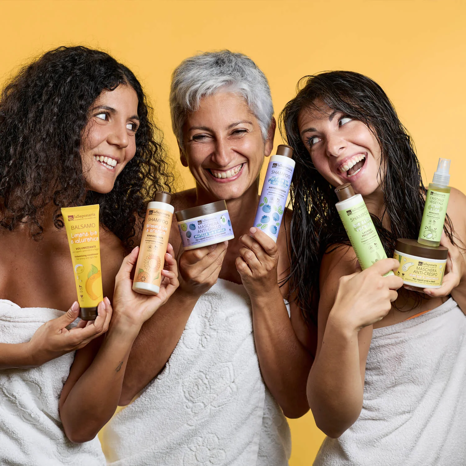 laSaponaria Maschera anticrespo per capelli con aloe vera e acido ialuronico (200 ml) - un aiuto per la chioma secca e disidratata