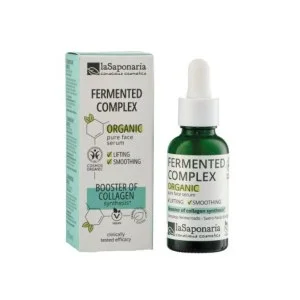 laSaponaria Siero viso - Complesso fermentato BIO (30 ml) - per una pelle più elastica, luminosa e levigata