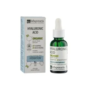 laSaponaria Siero viso - Acido ialuronico BIO (30 ml) - idrata e rassoda la pelle
