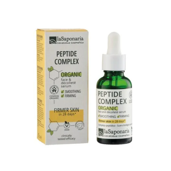 laSaponaria Siero viso - Complesso peptidico BIO (30 ml) - leviga e rassoda la pelle
